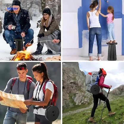 Adjustable Telescope Stool with Non-Slip Surface for Enhanced Comfort
