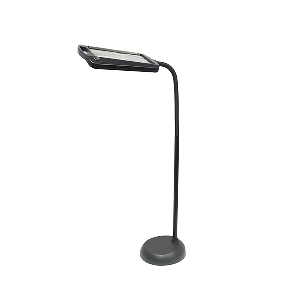 Adjustable LED Magnifying Floor Lamp for Enhanced Clarity