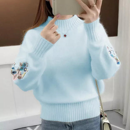 Petaluxe - Luxurious Cashmere Floral Sweater