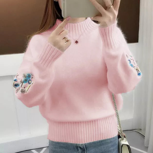 Petaluxe - Luxurious Cashmere Floral Sweater