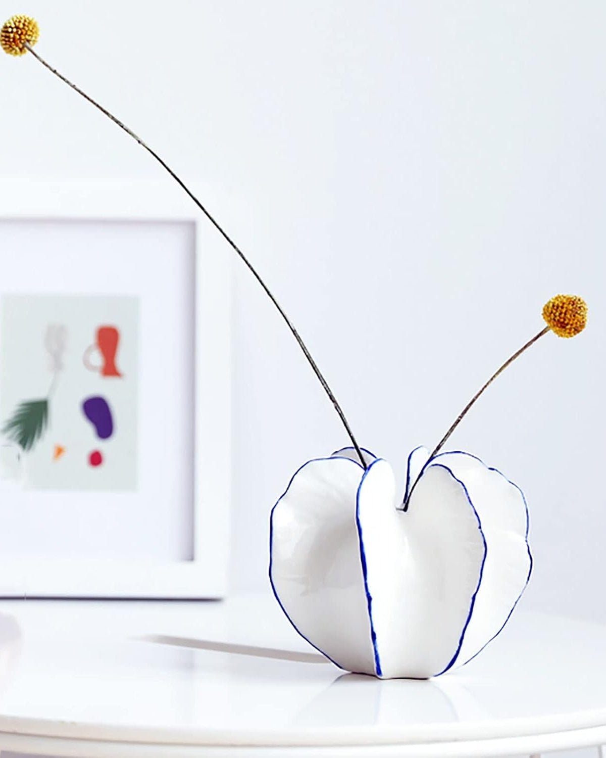 Sculptural Ceramic Vase in Elegant Design