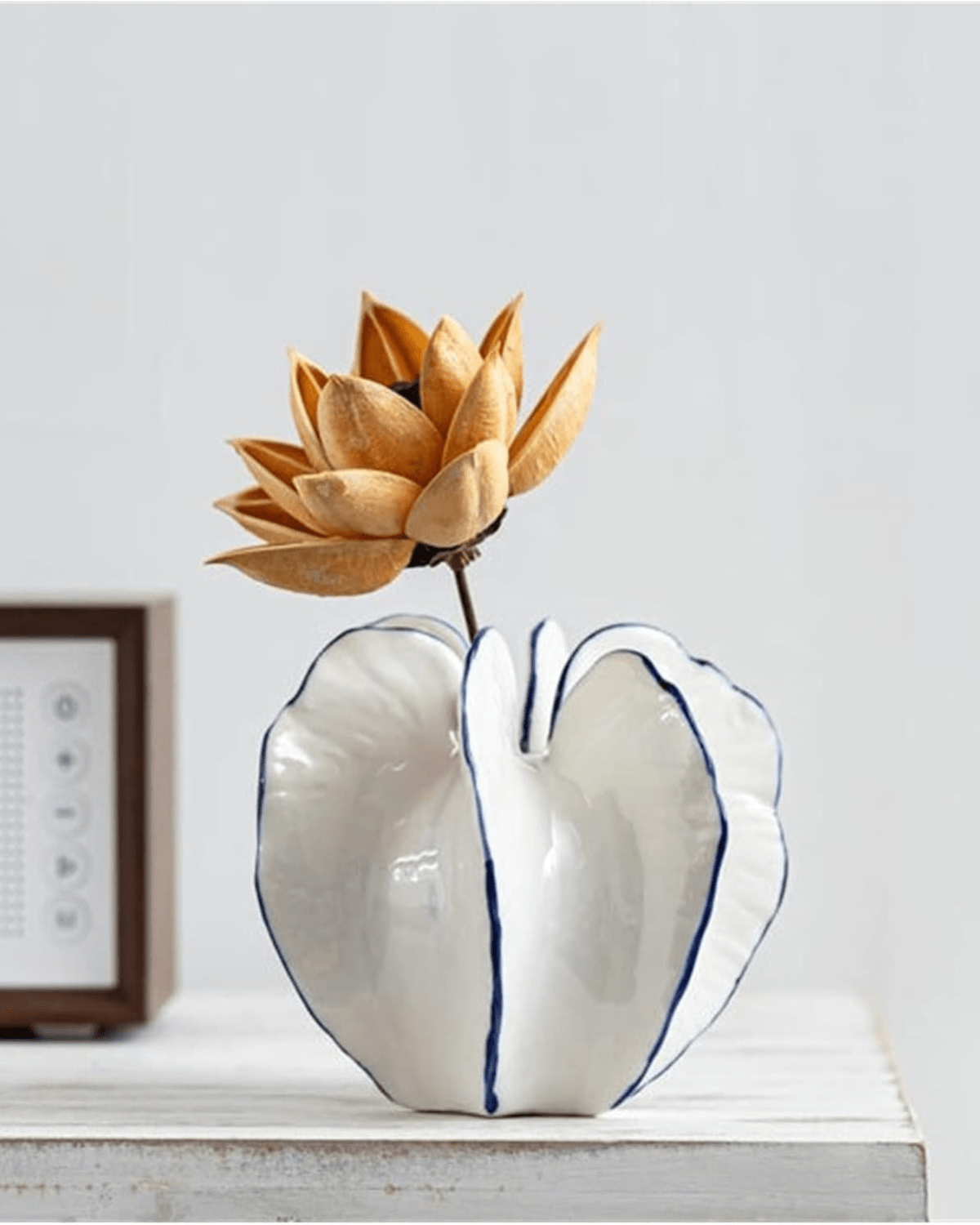 Sculptural Ceramic Vase in Elegant Design