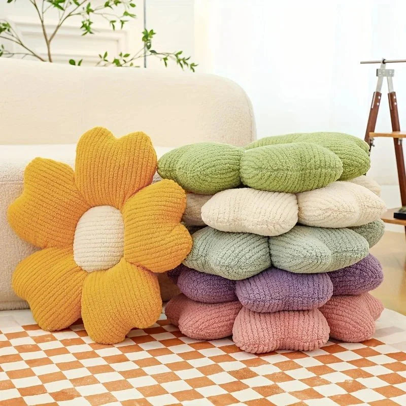 Floral Lounge Cushions – Soft Velvet Comfort for Your Living Space