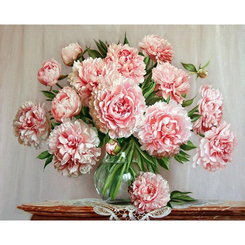Vibrant Floral Canvas - Easy Paint-By-Number Set | ArtistryHub