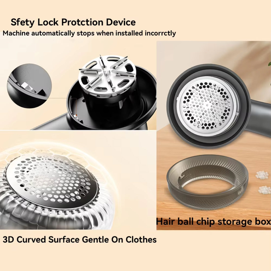 Electric Lint Remover and Fabric Shaver for UK Use