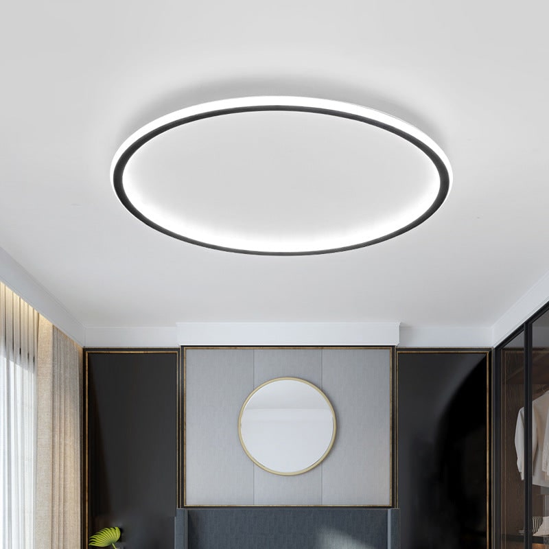 Sleek Circular LED Ceiling Light - Modern & Dimmable Design