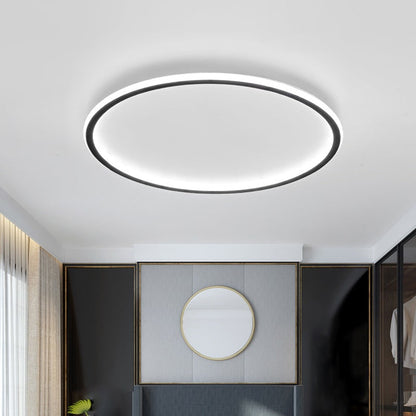 Sleek Circular LED Ceiling Light - Modern & Dimmable Design