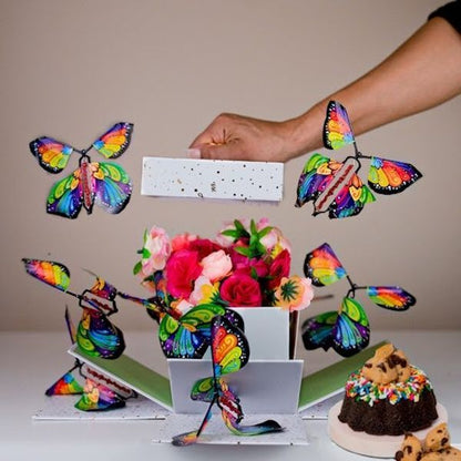 Flying Butterflies – Magical Surprise for Cards & Gift Boxes | Reusable Party Highlight for Birthdays & Weddings