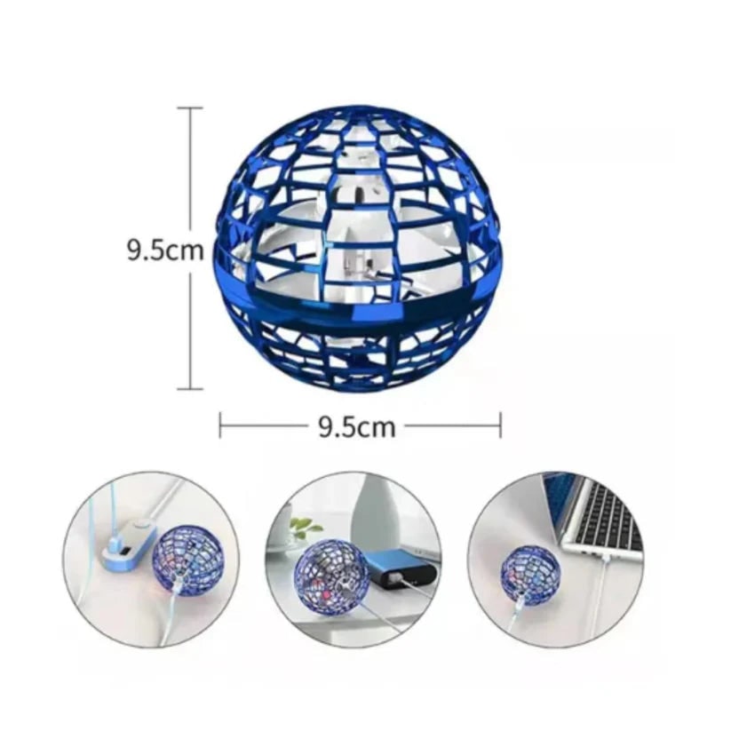 LED Hovering Sphere Toy – Hand-Guided Flying Fun