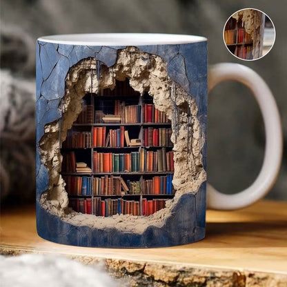 3D Mug with Library Note Design
