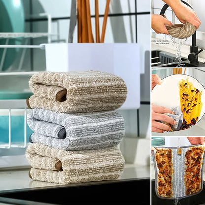 Reusable Bamboo Dish Cloth for Eco-Friendly Cleaning