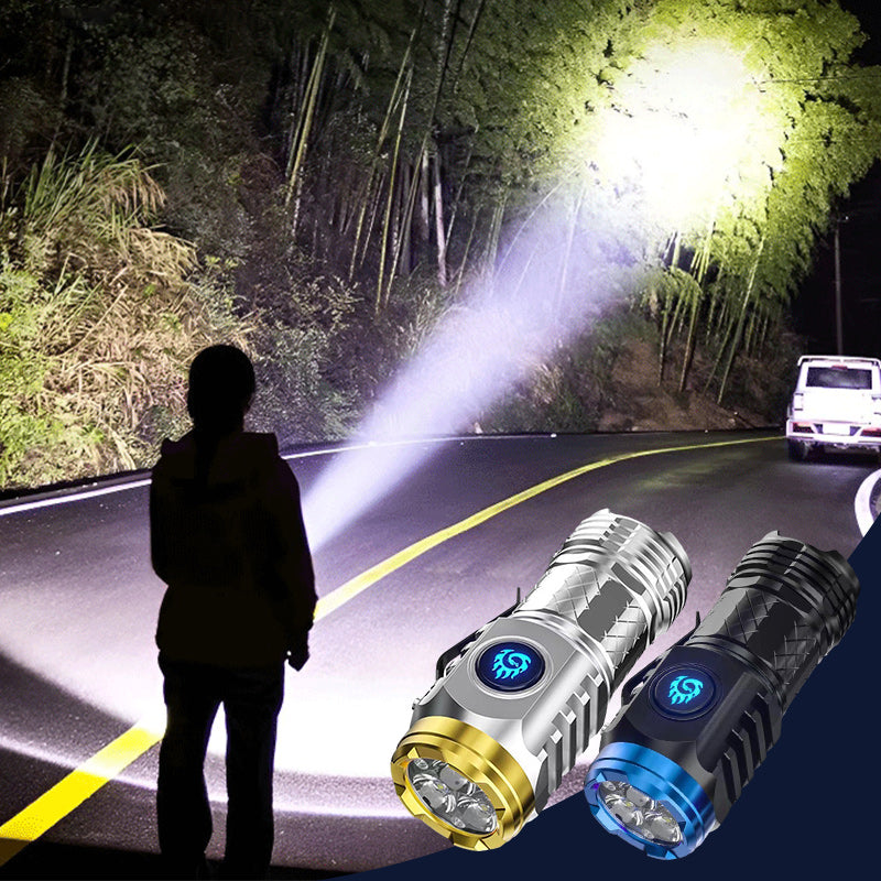 Compact LED Flashlight with 5 Modes | USB-C Rechargeable | Waterproof & Durable
