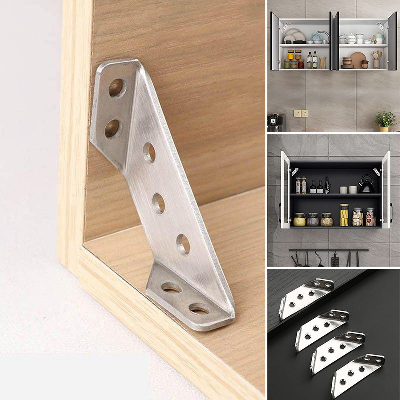Stainless Steel Corner Bracket for Enhanced Furniture Stability