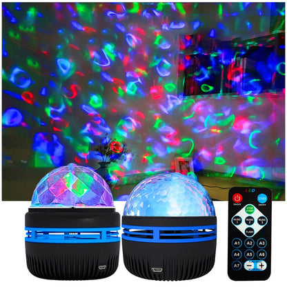 Ocean Waves and Northern Lights Projection Lamp – 2 in 1 Design