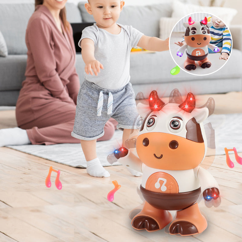 Interactive Musical Cow Toy for Infants