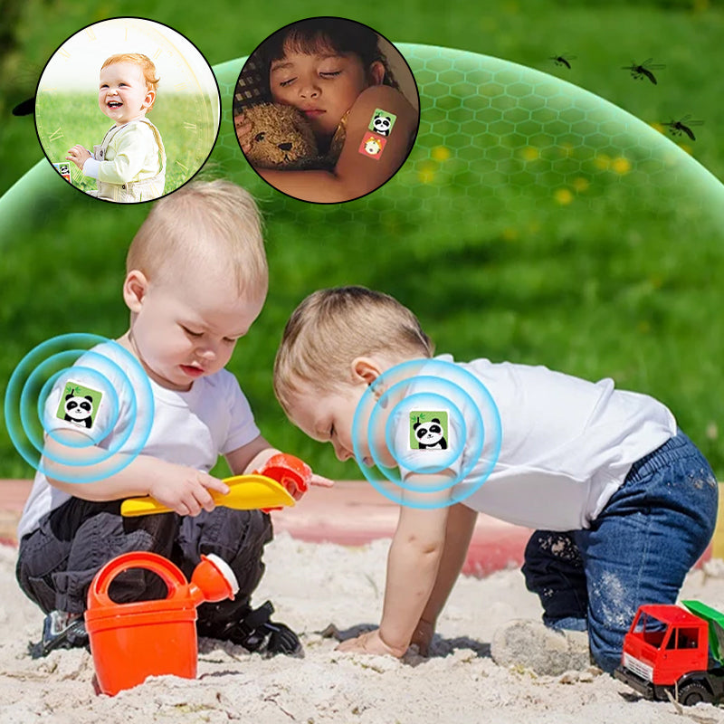 Gentle Herbal Mosquito Defense Stickers for Kids