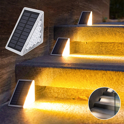 Solar LED Stair Lighting, Waterproof Design