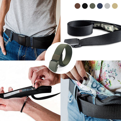 Hidden Wallet Security Belt for Theft Protection