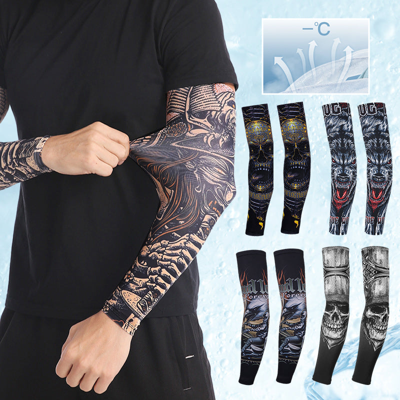 Men's Cooling Arm Sleeves for Ultimate Sun Protection