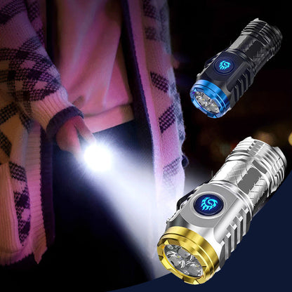 Compact LED Flashlight with 5 Modes | USB-C Rechargeable | Waterproof & Durable