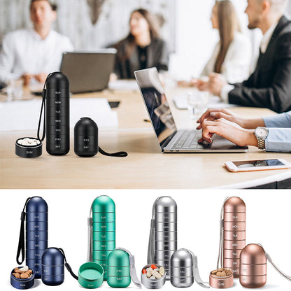Travel-Friendly 7-Day Pill Organizer for Easy Medication Management