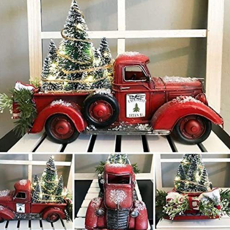 Charming Rustic Christmas Truck Decoration