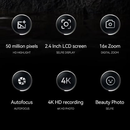 50MP 4K HD Digital Camera Ideal for Vloggers and Beginners