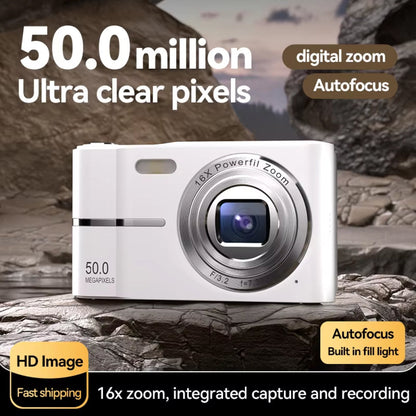 50MP 4K HD Digital Camera Ideal for Vloggers and Beginners