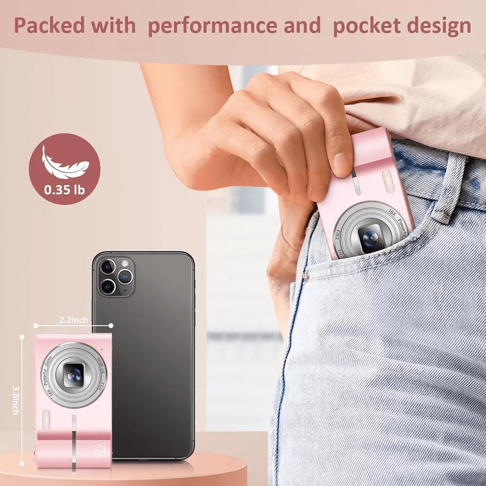 50MP 4K HD Digital Camera Ideal for Vloggers and Beginners