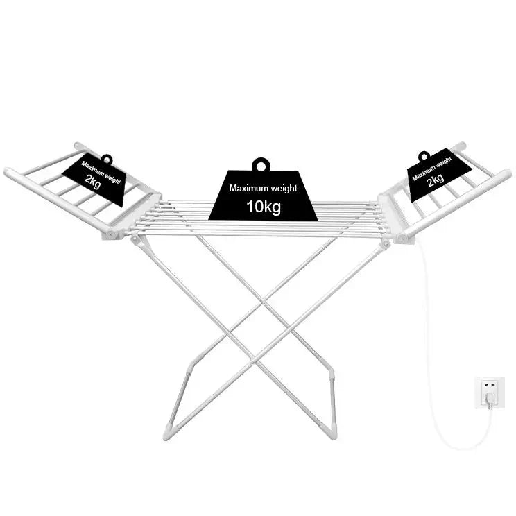 Compact Electric Clothes Drying Rack with Quick-Dry Bars