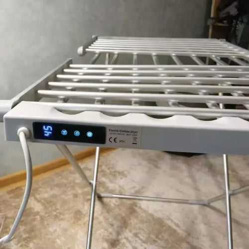Compact Electric Clothes Drying Rack with Quick-Dry Bars