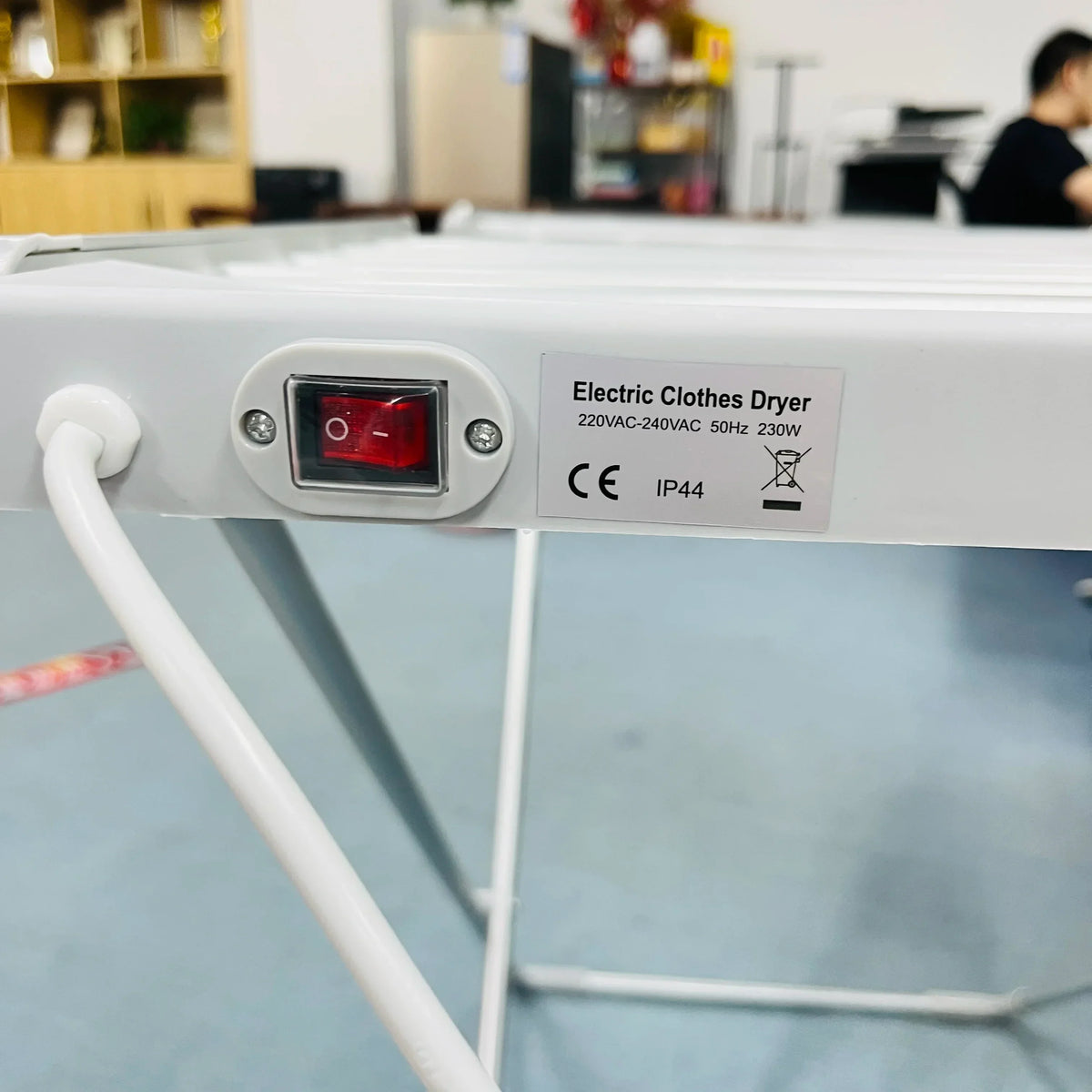 Compact Electric Clothes Drying Rack with Quick-Dry Bars