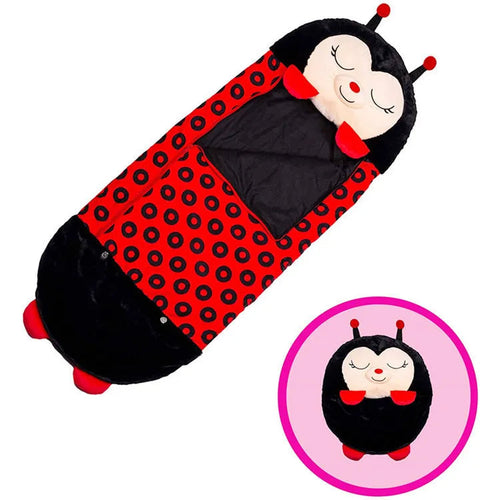 Animal-Shaped Kids' Sleeping Bag – Foldable and Portable