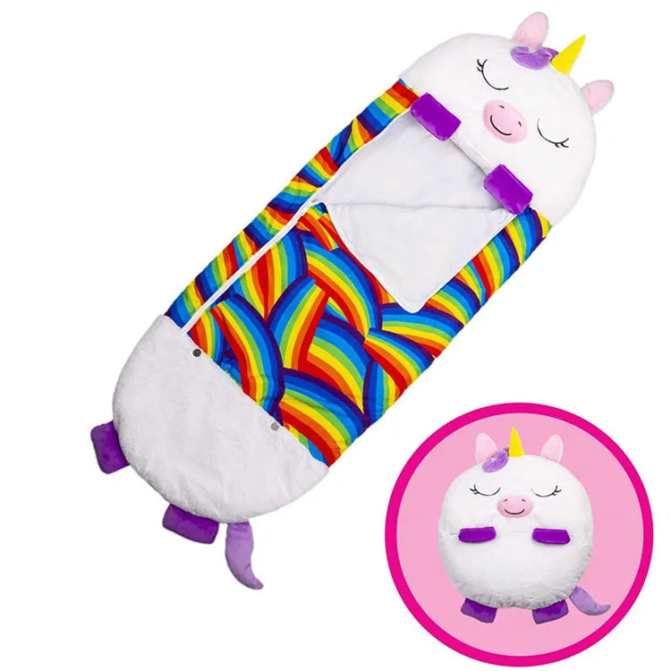 Animal-Shaped Kids' Sleeping Bag – Foldable and Portable