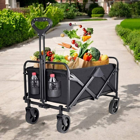 All-Terrain Wheel Foldable Wagon for Heavy-Duty Use