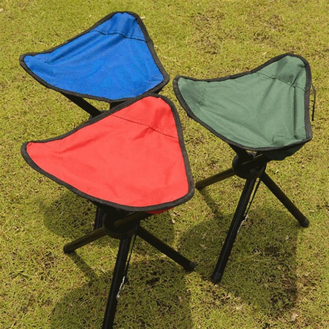 Compact Tri-Pod Folding Stool for Outdoor Adventures