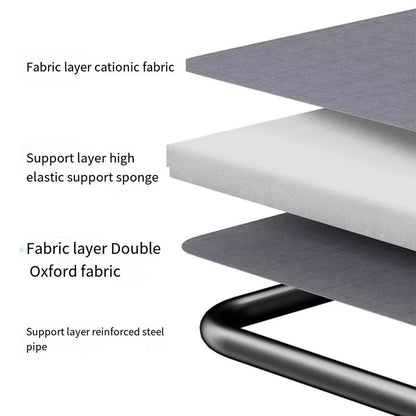 Folding Bed with Integrated Pillow and Side Storage Pocket