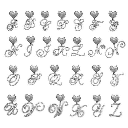 Personalized Crystal Heart Pendant Necklace