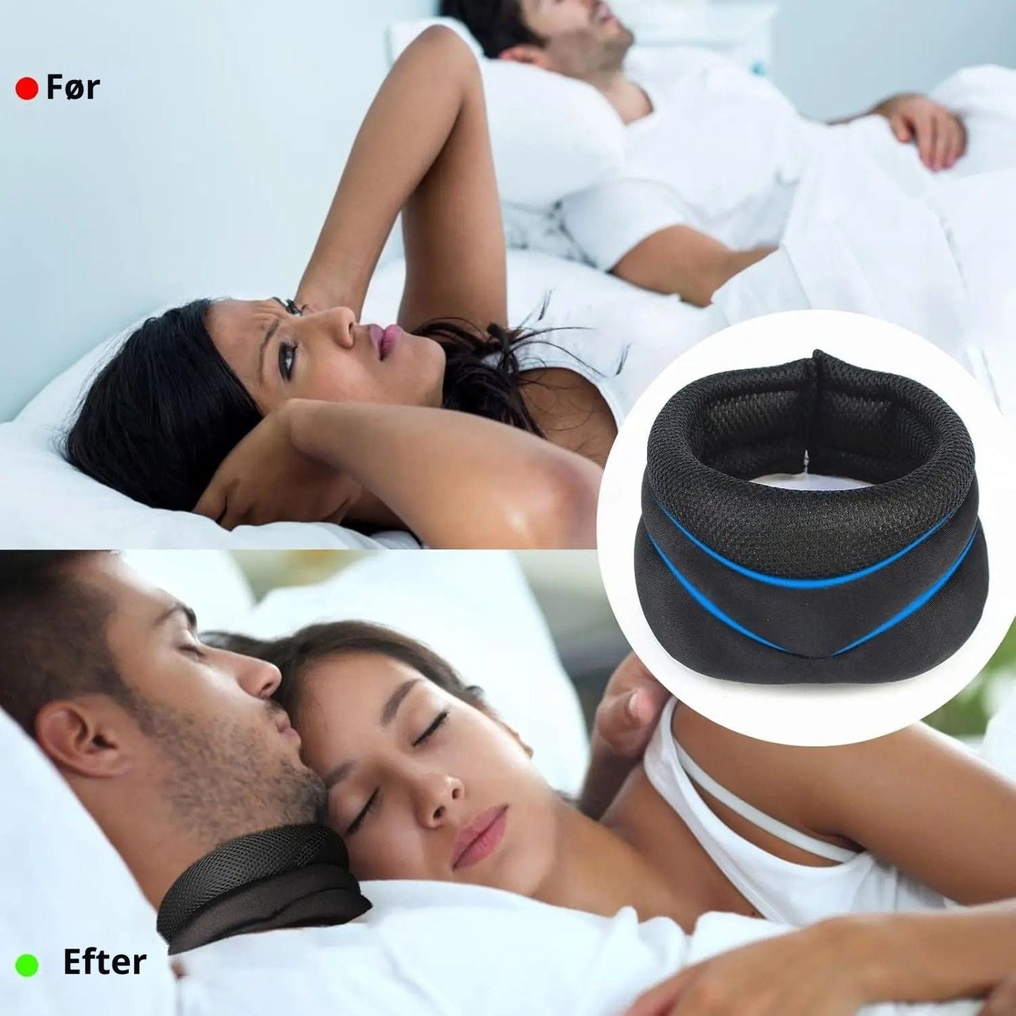 SnoreLess Comfort Collar for Peaceful Sleep