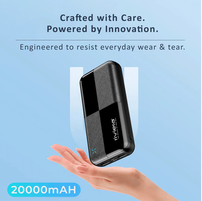UltraCharge 20000 mAh Power Bank with Dual USB Ports