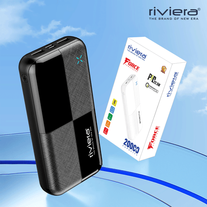 UltraCharge 20000 mAh Power Bank with Dual USB Ports