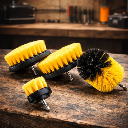 4-Piece Drill Cleaning Brush Set – Effortless Deep Cleaning