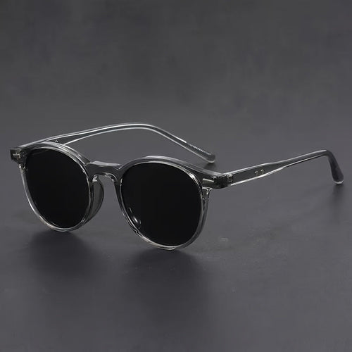 Men's Round Tortoiseshell Sunglasses – Lightweight Retro Style Frames