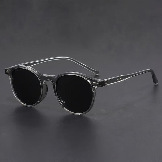 Men's Round Tortoiseshell Sunglasses – Lightweight Retro Style Frames