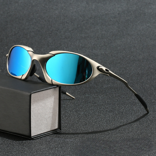 Men's Polarised Sports Sunglasses - Lightweight Metal Frame with UV Protection