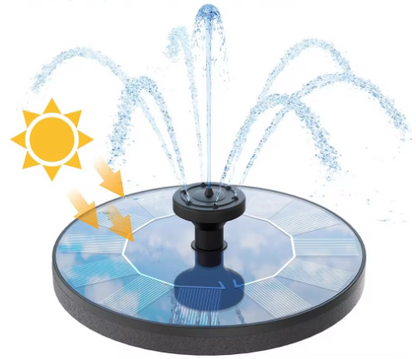 Solar-Powered Fountain for Water Features