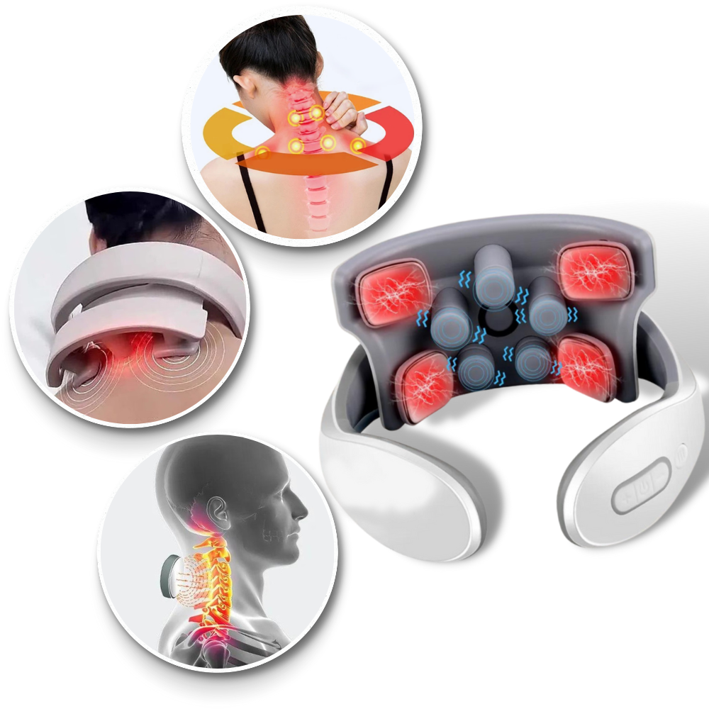 Four-Head Neck and Shoulder Relief Massager