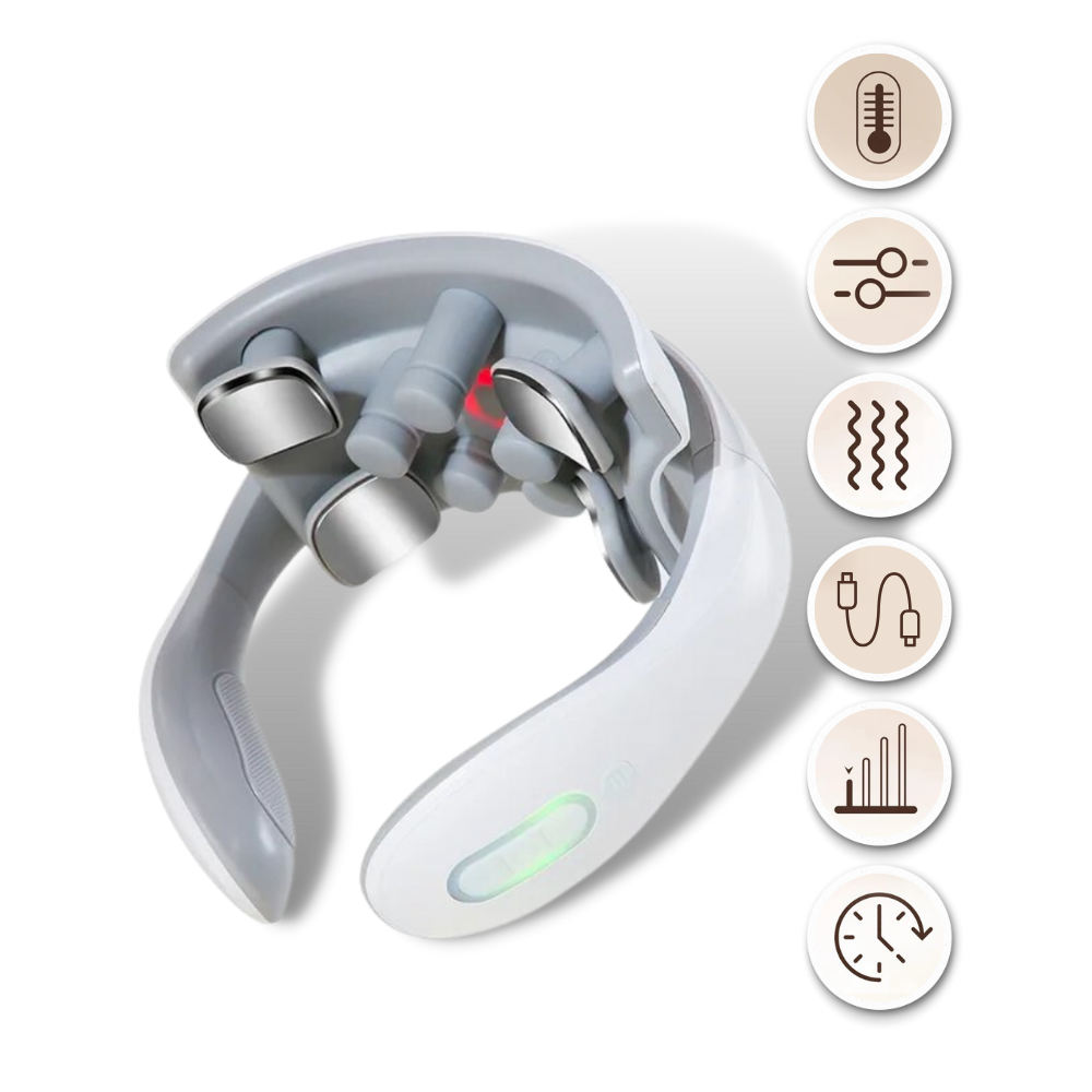 Four-Head Neck and Shoulder Relief Massager