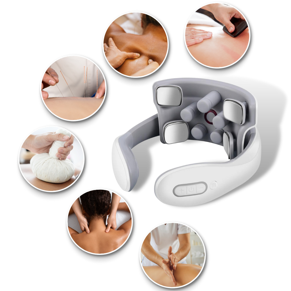 Four-Head Neck and Shoulder Relief Massager