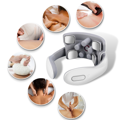 Four-Head Neck and Shoulder Relief Massager